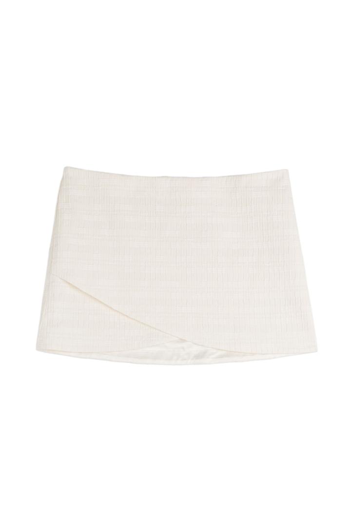 Vanessa Bruno Vanessa Bruno Cotton Jacquard Mini Skirt - White
