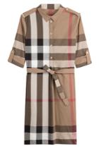 Burberry Brit Burberry Brit Checked Cotton Shirtdress - Multicolor
