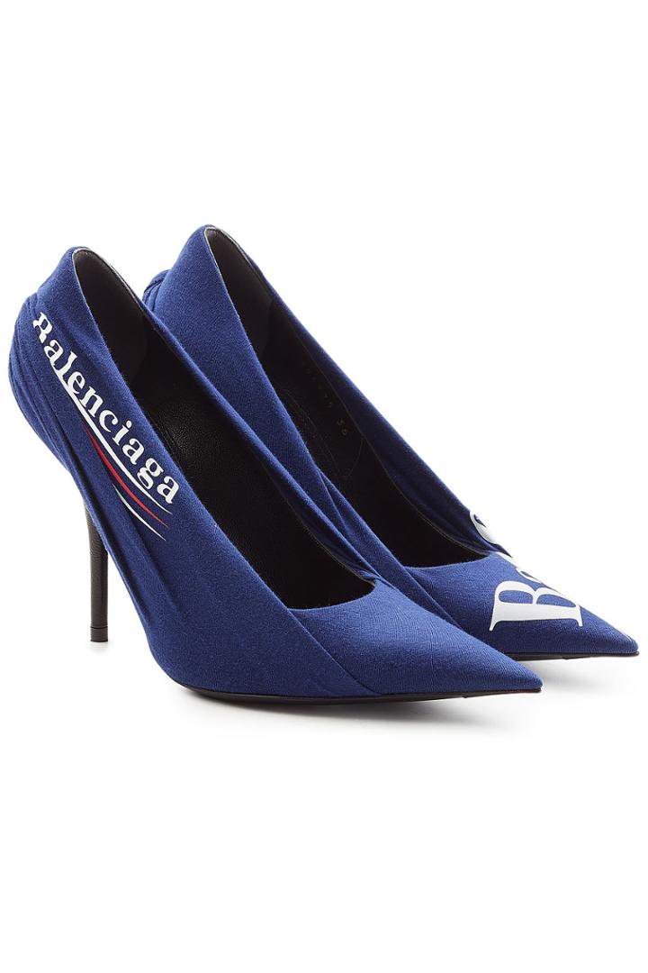 Balenciaga Balenciaga Knife Logo Printed Pumps