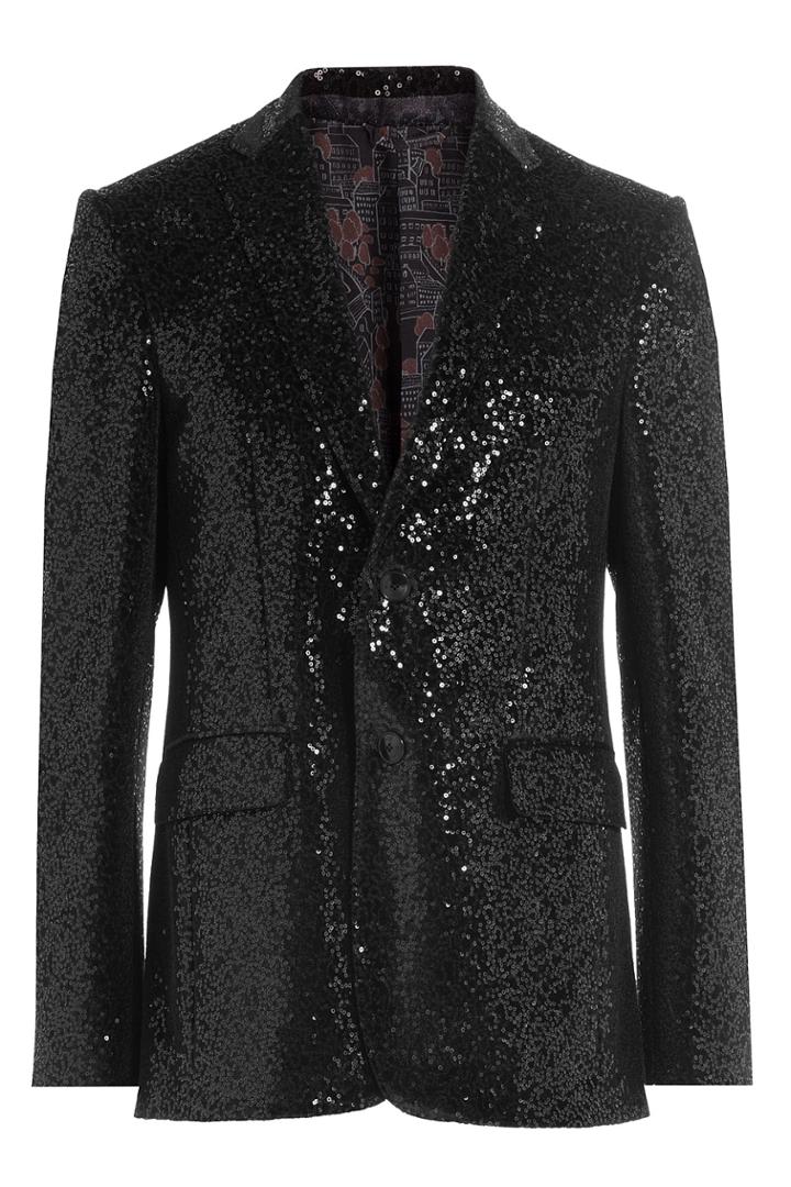 Etro Etro Sequin Blazer - Black