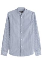 A.p.c. A.p.c. Striped Cotton Shirt - Blue