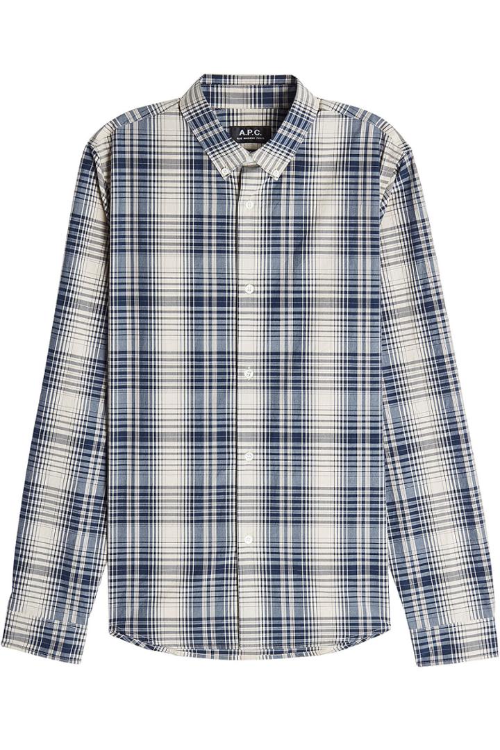 A.p.c. A.p.c. Checked Cotton Shirt