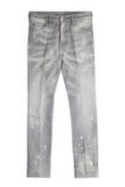 Dsquared2 Dsquared2 Cool Guy Distressed Slim Jeans - Grey