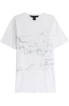 Marc By Marc Jacobs Chalkboard Printed Cotton T-shirt