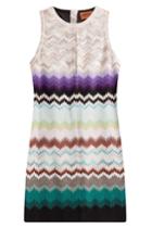 Missoni Missoni Crochet Knit Mini Dress With Cut Out - Multicolor