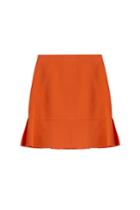 Emilio Pucci Emilio Pucci Wool Skirt With Back Ruffle - Orange