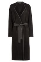 Joseph Joseph Shearling And Lamb Leather Coat - Grey