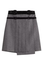 Carven Carven Pleated Wool Skirt