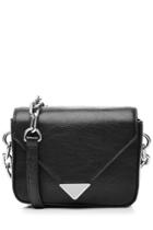 Alexander Wang Alexander Wang Leather Prisma Envelope Mini Shoulder Bag - Black