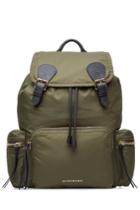 Burberry Prorsum Burberry Prorsum The Medium Rucksack In Fabric - Green