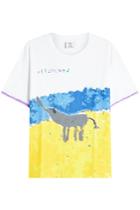 Vetements Vetements Elephant Elinor Printed Cotton T-shirt