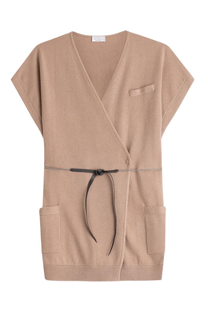 Brunello Cucinelli Cashmere Cardigan With Belt