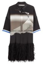 Marco De Vincenzo Marco De Vincenzo Graphic Print Silk Dress