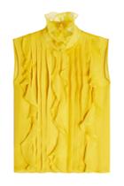 Giambattista Valli Giambattista Valli Silk Chiffon Sleeveless Blouse