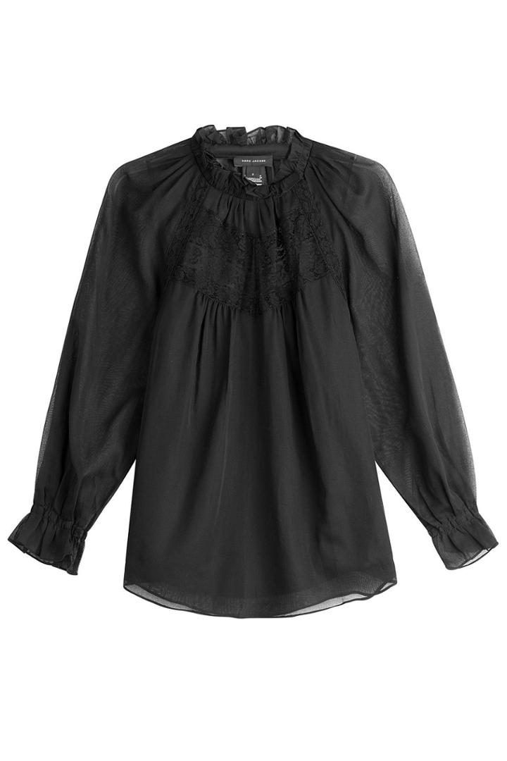 Marc Jacobs Marc Jacobs Cotton Blouse With Lace