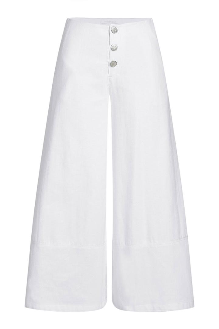 See By Chloé See By Chloé High-waisted Cotton Wide Leg Pants