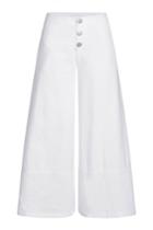 See By Chloé See By Chloé High-waisted Cotton Wide Leg Pants