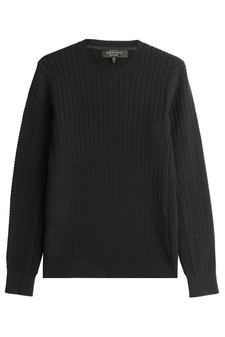 Rag & Bone Rag & Bone Cotton Pullover - Blue