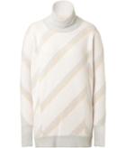 Jil Sander Cashmere Striped Turtleneck Pullover