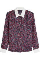 Vanessa Seward Vanessa Seward Tulip Print Silk Blouse