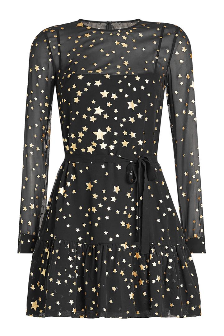 R.e.d. Valentino R.e.d. Valentino Printed Silk Chiffon Dress