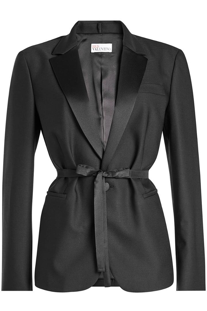 R.e.d. Valentino R.e.d. Valentino Tie-waist Wool Blazer