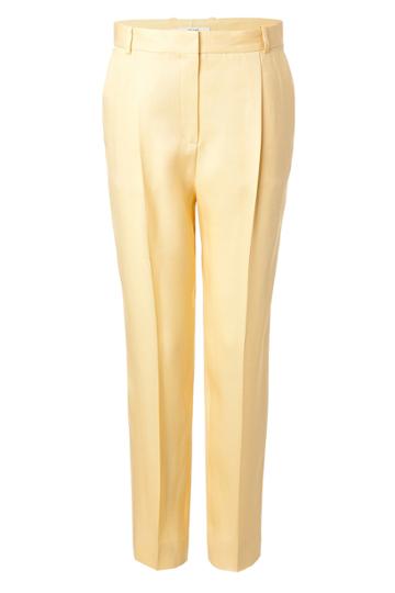 Céline Céline Silk Pants - Yellow