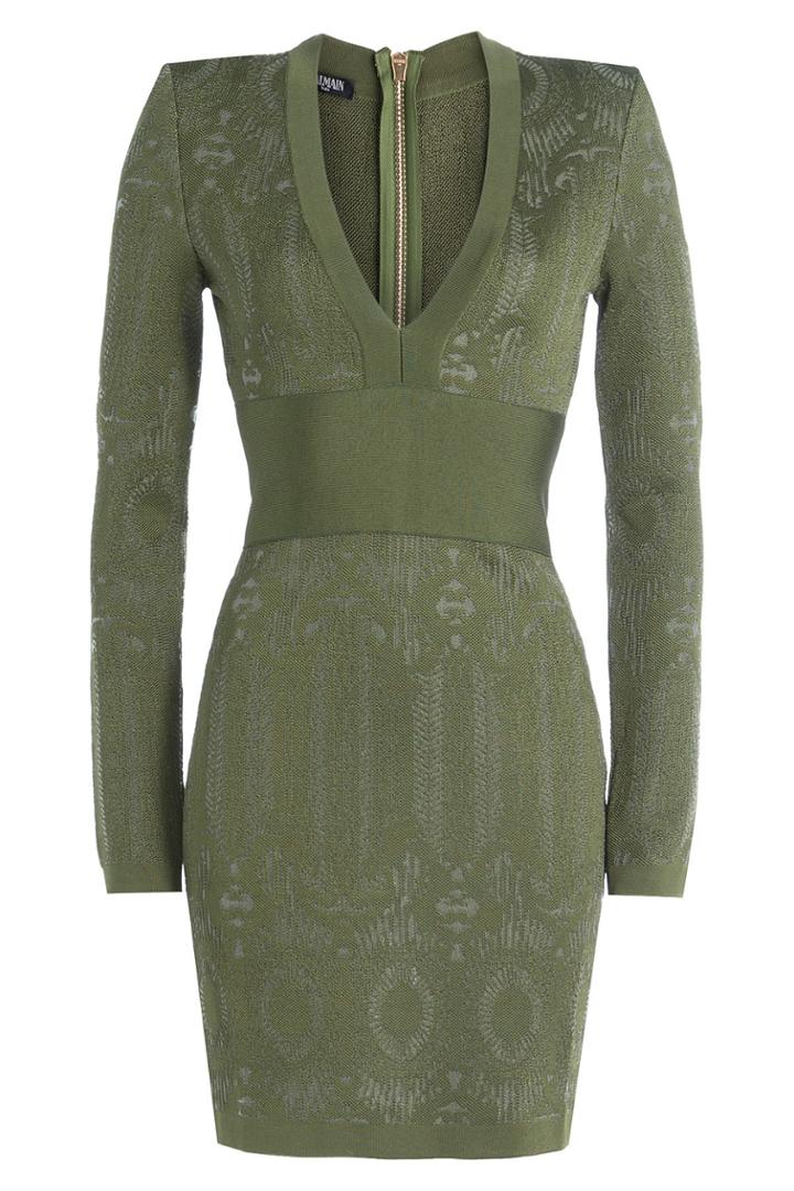 Balmain Balmain Knit Dress - Green
