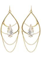 Alexis Bittar Kinetic Draping Gold-plated Chain Earrings