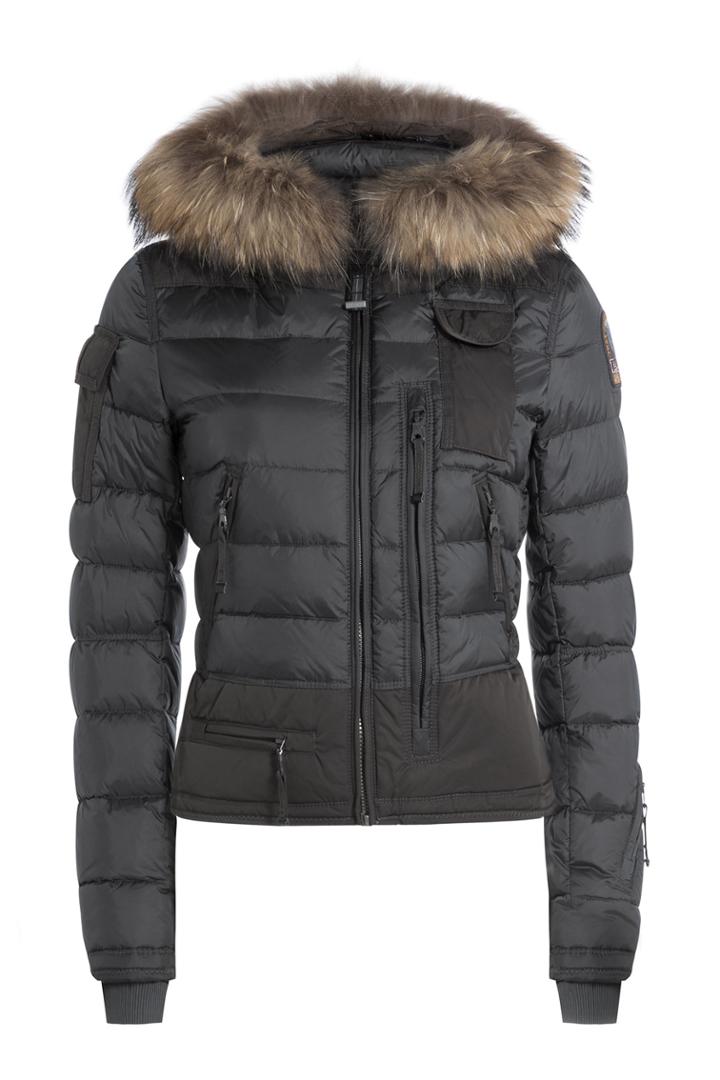 Parajumpers Parajumpers Skimaster Down Jacket With Fur-trimmed Hood - Grey