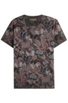 Valentino Valentino Butterfly Printed Cotton T-shirt - Multicolored