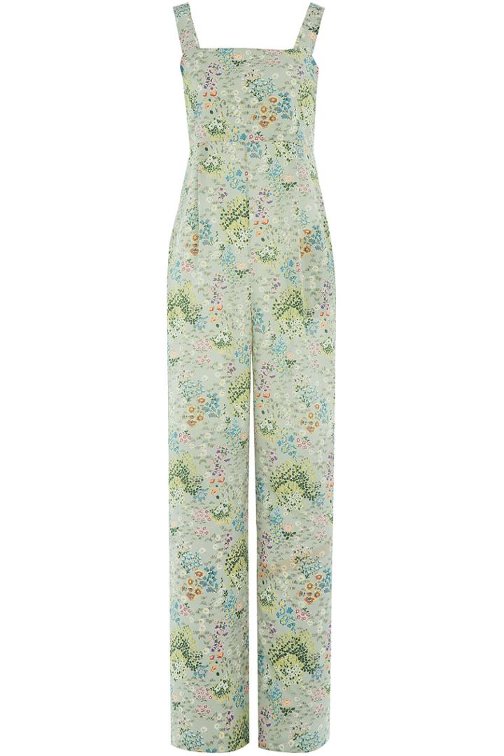Valentino Valentino Printed Silk Jumpsuit - Multicolor