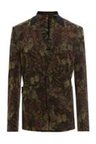 Valentino Valentino Printed Corduroy Blazer