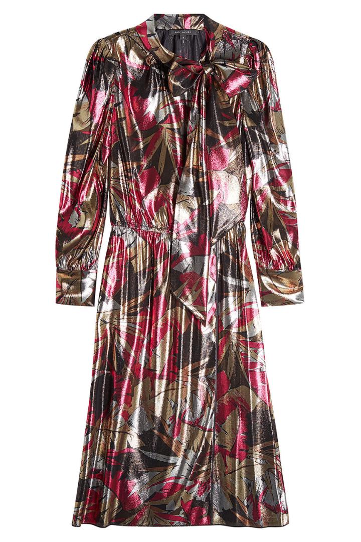 Marc Jacobs Marc Jacobs Printed Dress With Silk - Magenta