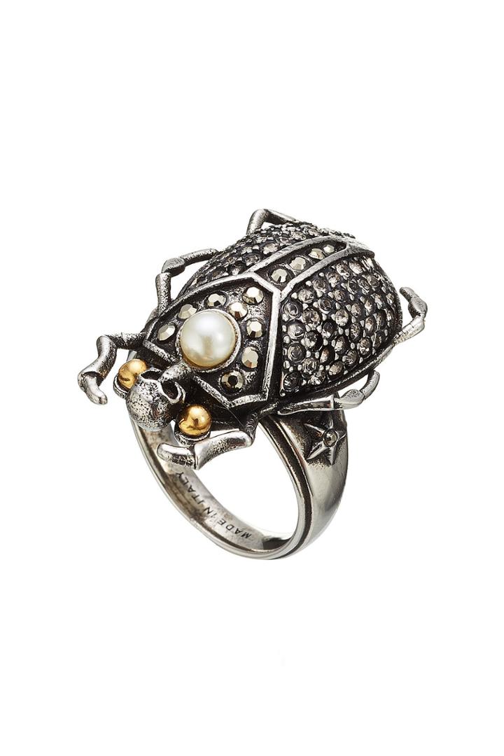 Alexander Mcqueen Alexander Mcqueen Beetle Ring