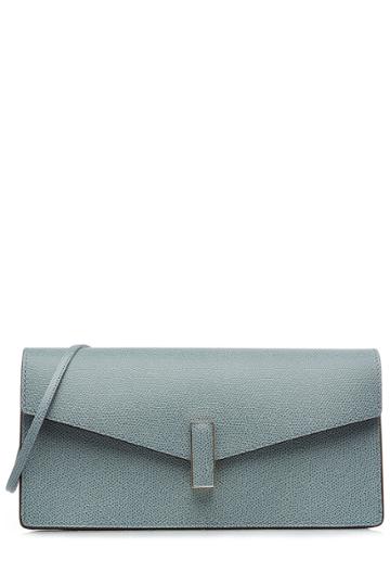 Valextra Spa Valextra Spa Iside Leather Shoulder Bag