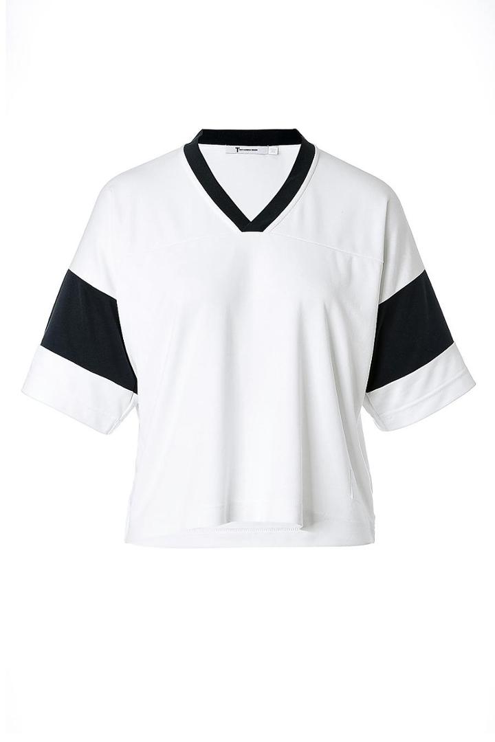 T By Alexander Wang Jersey Football T-shirt