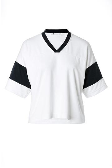 T By Alexander Wang Jersey Football T-shirt