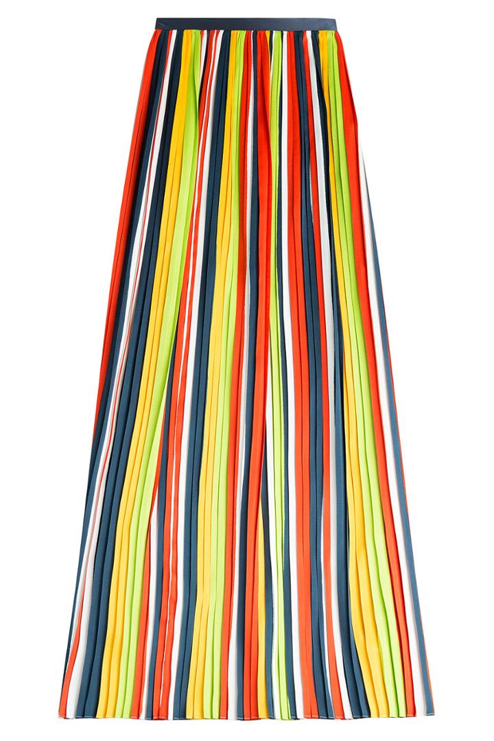 Dsquared2 Dsquared2 Silk Maxi Skirt - Multicolor
