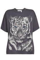 See By Chloé See By Chloé Cotton T-shirt With Tiger Print