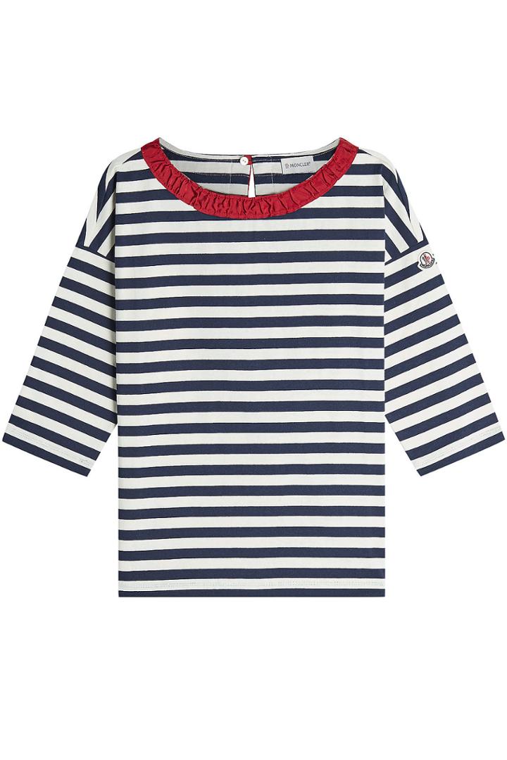 Moncler Moncler Striped Cotton Top