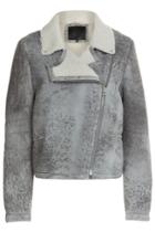 Mcq Alexander Mcqueen Mcq Alexander Mcqueen Lambskin Jacket - Grey