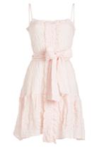 Lisa Marie Fernandez Lisa Marie Fernandez Ruffle Slip Cotton Mini Dress