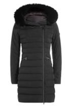 Peuterey Peuterey Down Coat With Fur-trimmed Hood - Black