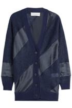 Sonia Rykiel Sonia Rykiel Cardigan With Satin - Blue