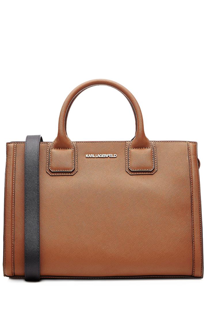 Karl Lagerfeld Karl Lagerfeld K/klassik Leather Tote - Black