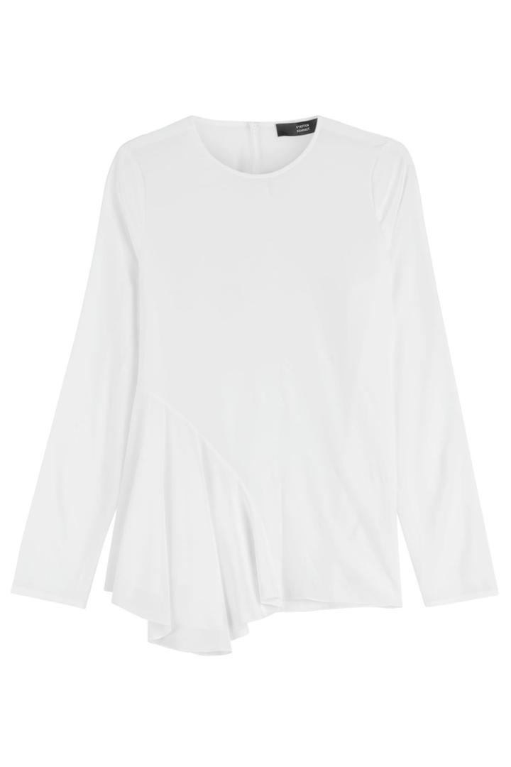 Steffen Schraut Steffen Schraut Silk Blouse With Pleated Insert - None