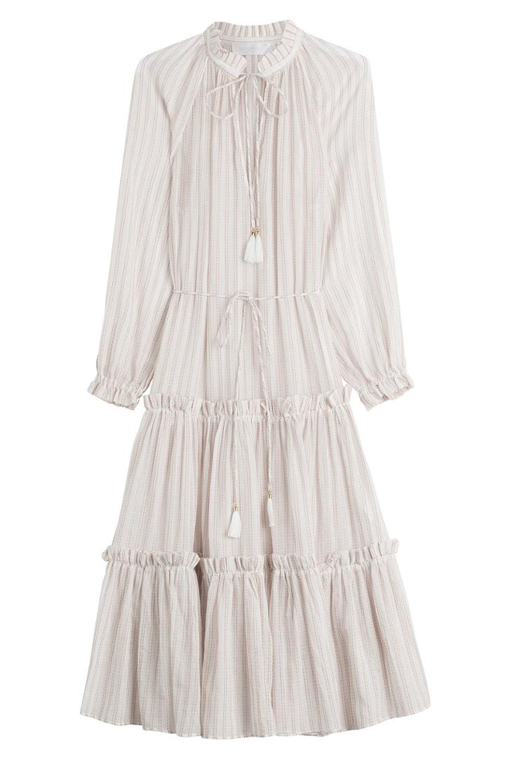Zimmermann Zimmermann Cotton Midi Dress - Multicolored
