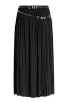 The Kooples The Kooples Pleated Midi Skirt - Black