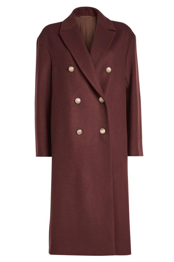 Brunello Cucinelli Brunello Cucinelli Wool Coat With Cashmere